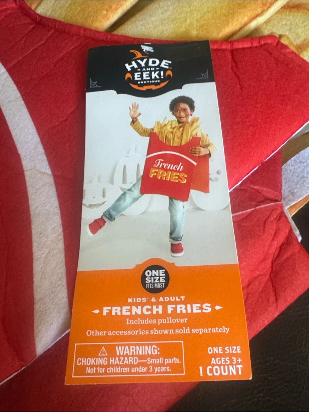 HYDE & EEK Kids' + Adult French Fries Halloween Costume One Size